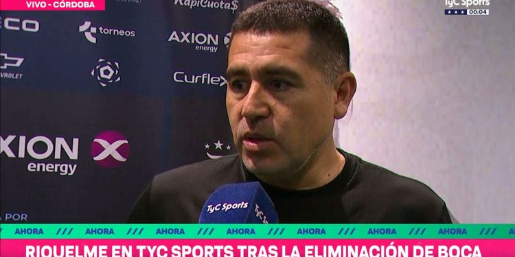 Riquelme tras la eliminación de Boca: “Teníamos la ilusión de llegar a la final, no se pudo” y el palito para otros