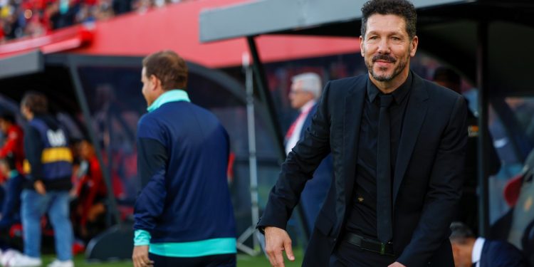 Simeone, del reto a uno de sus jugadores a los elogios a Julián: “Jerarquía, humildad y gol”