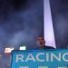 Una figura del tenis argentino festejó la consagración de Racing en el Obelisco