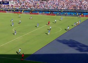 Video: el gol anulado a Racing en la final de la Copa Sudamericana