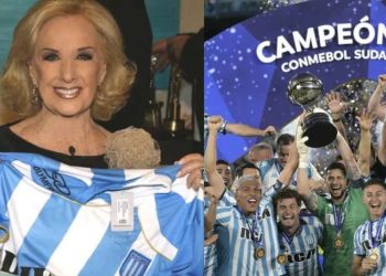 Video: el saludo de Mirtha Legrand para el plantel de Racing campeón de la Copa Sudamericana