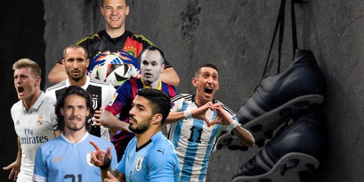 2024, año de cierres: el 11 de jugadores que se retiraron del fútbol (o sus selecciones)