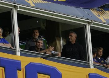 Carlos Palacios, presente en la Bombonera para ver a Boca ante Independiente
