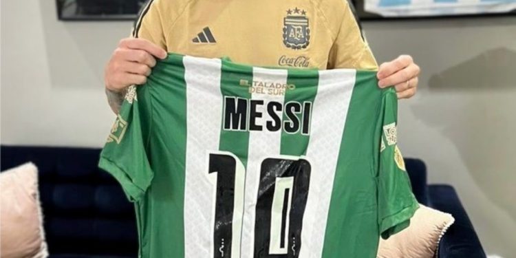 El regalo especial de Banfield para Messi en Navidad