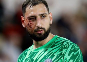 El terrible planchazo en la cara que recibió Donnarumma en Monaco vs. PSG