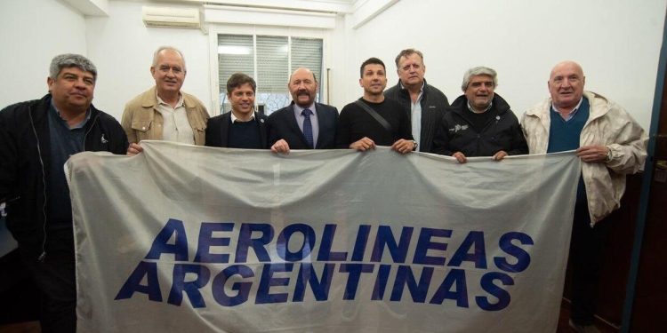 Jueguito gremial para seguir currando: Apoyo gremial a la propuesta de Aerolíneas Kicillof para AA