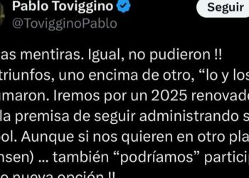 La ironía y el mensaje por las Fiestas de la mano derecha de Tapia