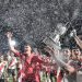 Los festejos de River tras ganar la Copa Proyección: el recuerdo de Madrid y el “podemos ser unos supercampeones” de uno de los protagonistas