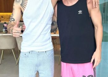 Luck Ra visitó a Leo Messi en su casa de Rosario