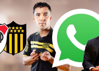 “No me compliqués, ja”: el presidente de Peñarol confesó que chateó con Brito por Leo Fernández