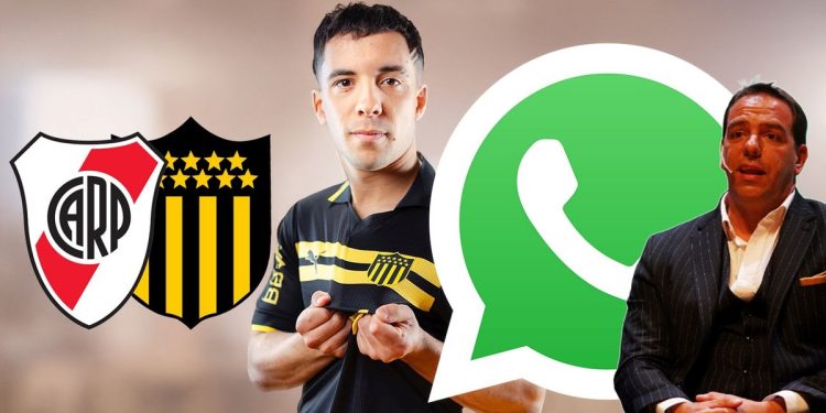 “No me compliqués, ja”: el presidente de Peñarol confesó que chateó con Brito por Leo Fernández