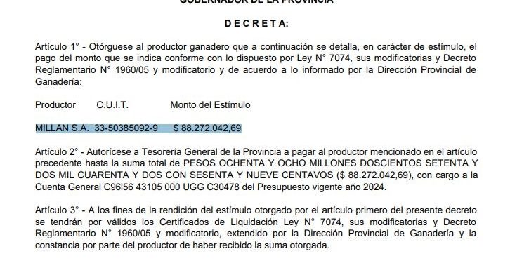 Polémica por un subsidio de $88 millones del gobierno de Mendoza a los dueños de supermercados Átomo