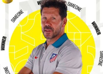 Simeone fue elegido como entrenador del mes de diciembre en La Liga