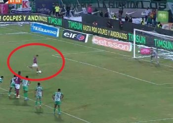 Video: picó y le atajaron un penal en la final del fútbol de Colombia
