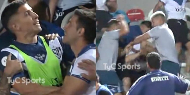 Videos: los incidentes entre jugadores e hinchas de Vélez, con piñas e insultos