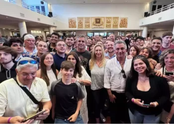 Karina Milei encabezó un acto en Mar del Plata buscando consolidar a LLA en PBA