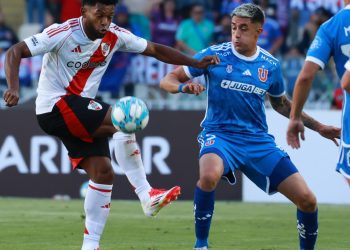 Borja on fire: gol, asistencia, un bombazo al travesaño y “me gusta lo que exigen River y Gallardo”