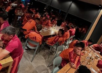 Fotos: la exclusiva cena que tuvo el plantel de River en San Martín de los Andes