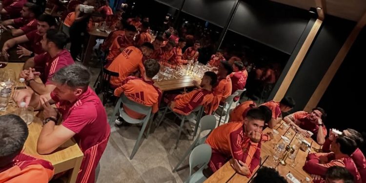 Fotos: la exclusiva cena que tuvo el plantel de River en San Martín de los Andes