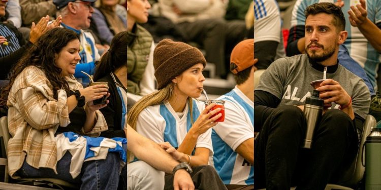 La hinchada argentina copó Noruega y cantó al ritmo de Ráfaga