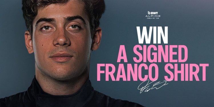 LocuraPinto: Alpine ya sortea una camiseta de Colapinto