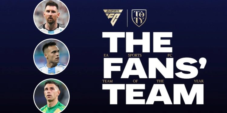 Los 5 futbolistas argentinos nominados al Equipo del Año en el FC25