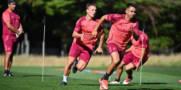 Los jugadores de River que trabajaron diferenciado y por qué se reincorporó Sant’Anna