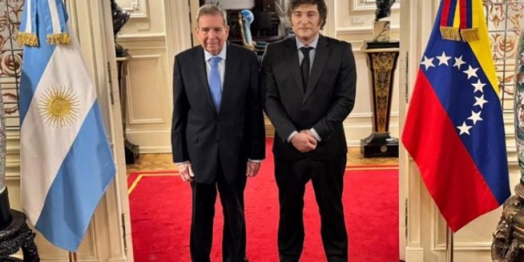 Milei recibió a Edmundo González Urrutia y mostró su apoyo: “Lo que la causa de la libertad requiere”