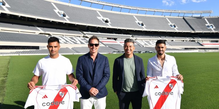 Sonríe Gallardo: el Pity Martínez y Lanzini renovaron sus contratos con River