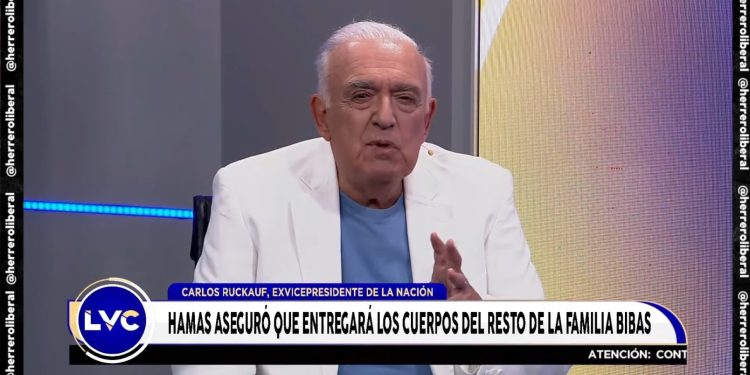 Carlos Ruckauf condenó los asesinatos de argentinos a manos de Hamás
