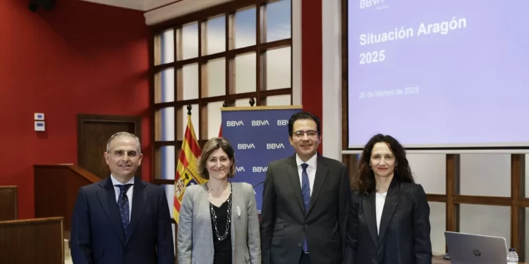 BBVA Research prevé que Aragón supere en un 9% el PIB precrisis
