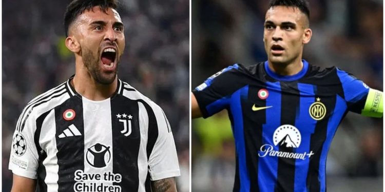 Con Nico González y Lautaro Martínez de titulares, Juventus se enfrenta al Inter por la Serie A