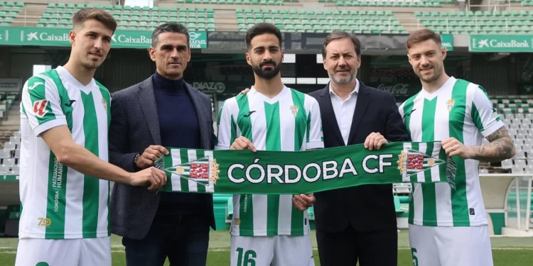 El Córdoba CF cierra su mercado invernal con cinco fichajes y cuatro salidas