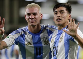 De River a River, la dedicatoria especial de Subiabre y Mastantuono en la clasificación de la Selección al Mundial Sub 20