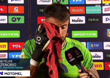 El llanto del arquero de Tigre luego del triunfo ante Unión