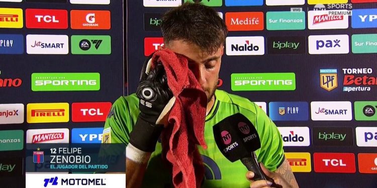 El llanto del arquero de Tigre luego del triunfo ante Unión