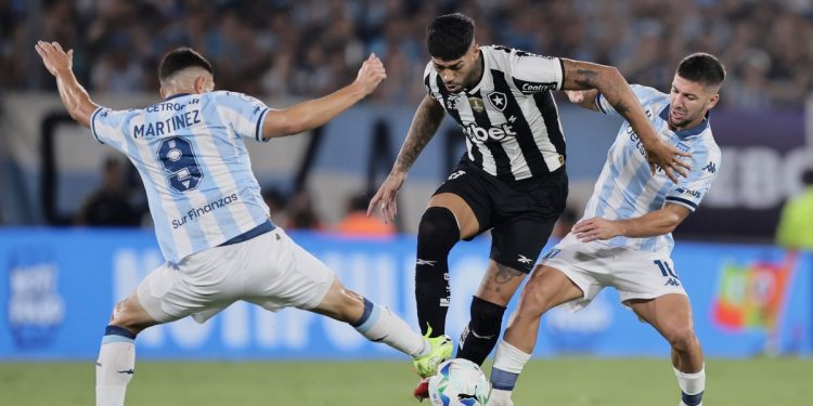 El optimismo de una figura de Botafogo tras caer ante Racing en la ida de la Recopa Sudamericana