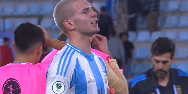 El picante cruce entre Franco Mastantuono e Igor Serrote luego del clásico Argentina-Brasil