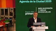 Jorge Macri anunció una millonaria inversión en las escuelas de la Ciudad