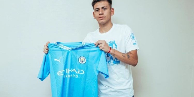 La expectativa de Guardiola con Echeverri