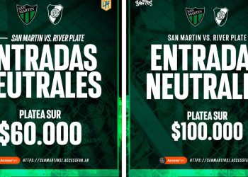 Los neutrales de River en San Juan cotizan en alza: ahora la entrada cuesta ¡100 mil pesos!