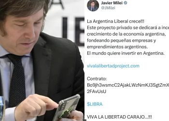 Conmoción por criptomoneda que promocionó Milei en sus redes, subió millones en minutos y cayo como un piano. “No estaba interiorizado”, dijo.