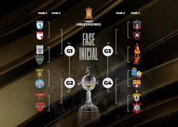 Qué partidos se disputarán en la Fase 2 de la Copa Libertadores