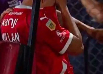 Video: el llanto de Millán luego de dejar la cancha