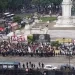 Incidentes con barras bravas que participaron de la marcha de los jubilados