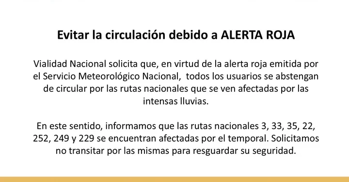 Bahía Blanca: piden evitar circular por 7 rutas que fueron afectadas por el temporal