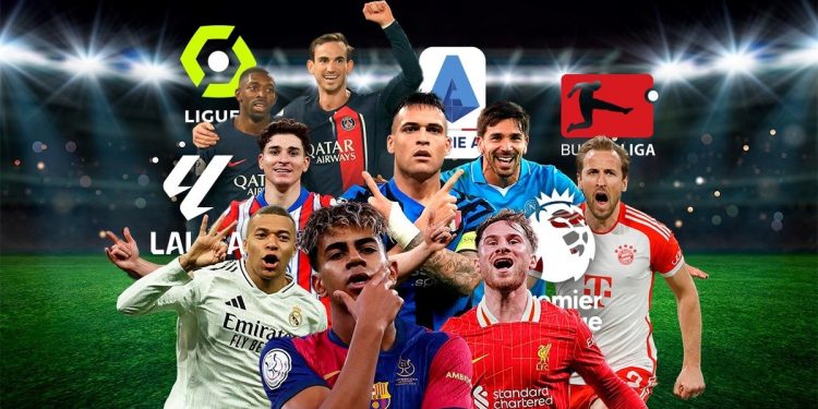 Cómo están las grandes ligas de Europa en la recta final de la temporada