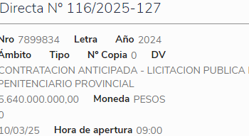 El Gobierno de Mendoza corrigió “a la baja” el costo de la contratación de raciones para presos
