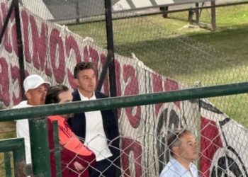 Gallardo, otra vez presente en el partido de la Reserva de River