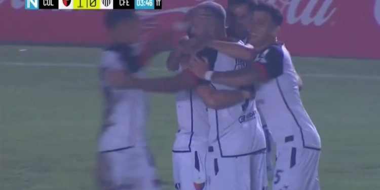 Golazo de Gigliotti y Colón puntero del Nacional